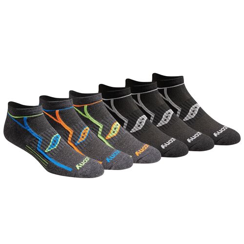 Men's Bolt Performance RunDry No-Show Socks 6-Pack