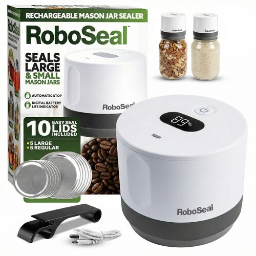 RoboSeal Rechargeable Mason Jar Sealer