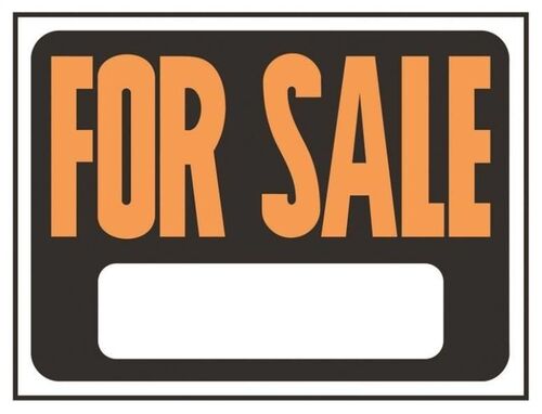 12 X 9" Weatherproof For Sale Identification Sign