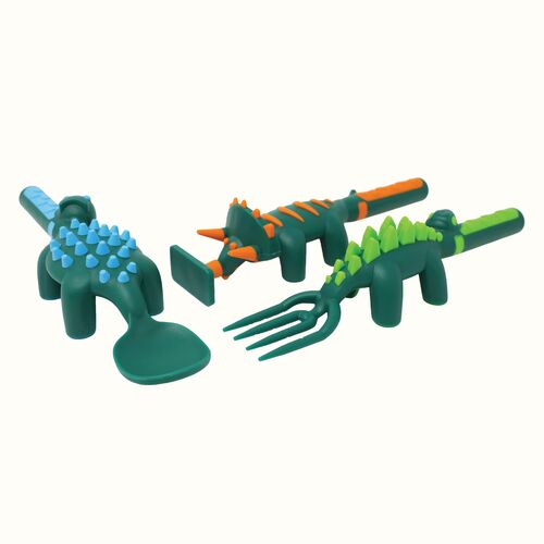 Set of 3 Dino Eating Utensils