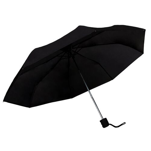 Mini Manual Compact 42" Arc Umbrella In Black