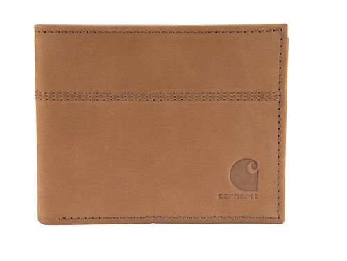 Saddle Leather Bifold Wallet in Dark Brown
