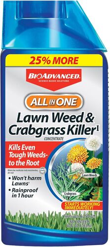 All-in-One Lawn Weed & Crabgrass Killer Concentrate - 40 oz