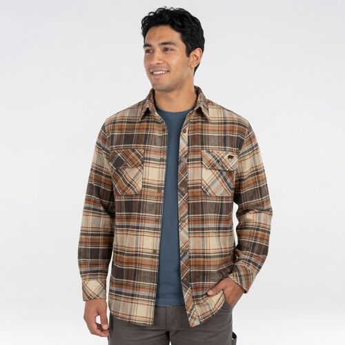 Men's Patriot Bonded Flannel Shirt Jacket