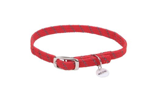ElastaCat Reflective Safety Stretch Collar with Reflective Charm