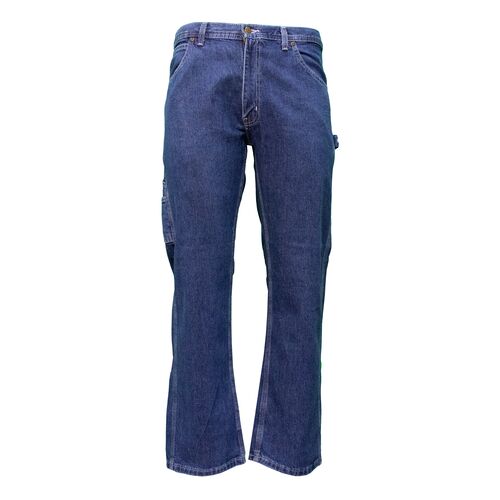 Men's Ring Spun Denim Dungaree in Indigo Denim Enzyme Wash