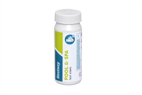 Pool & Hot Tub 3-in-1 Chemical Test Strips 50-Pack