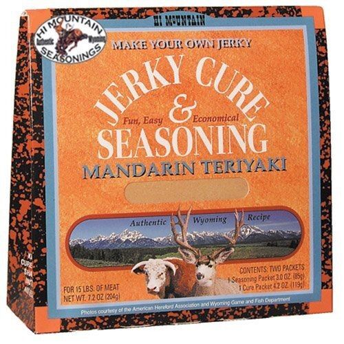 Jerky Cure & Seasoning - Mandarin Teriyaki Blend - 15 Lb of Meat