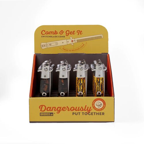 Comb & Get It Switchblade Comb - Assorted