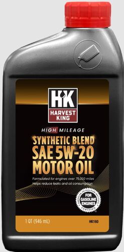 High Mileage Synthetic Blend Motor Oil SAE 5W-20