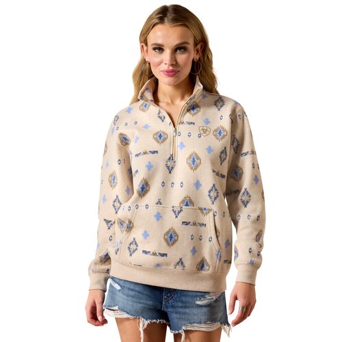 Women's Sapphire 1/2 Zip Sweatshirt