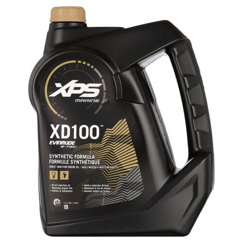 Marine XD100 Evinrude E-TEC Synthetic Outboard Oil - 1 Gallon