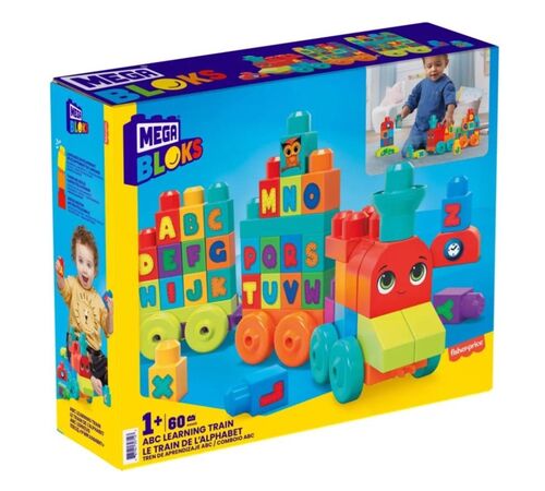Bloks First Builders ABC Learning Train Building Blocks Toy Set