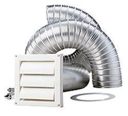 Vent Kit 4" X 8' Louvered Dryer