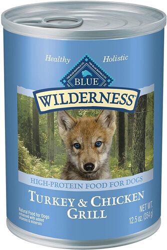 Wilderness Puppy Grain Free Turkey & Chicken Canned Dog Food - 12.5 oz