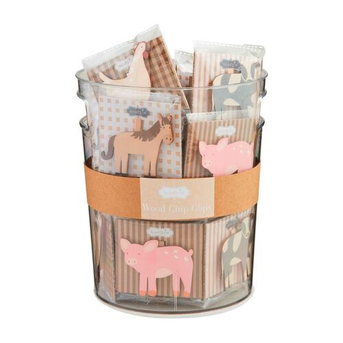 Farmstead Animal Chip Clip - Assorted