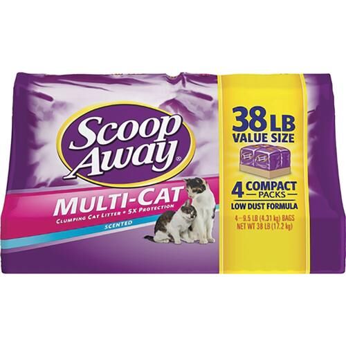 Multi Cat Scented Cat Litter -  38 lbs
