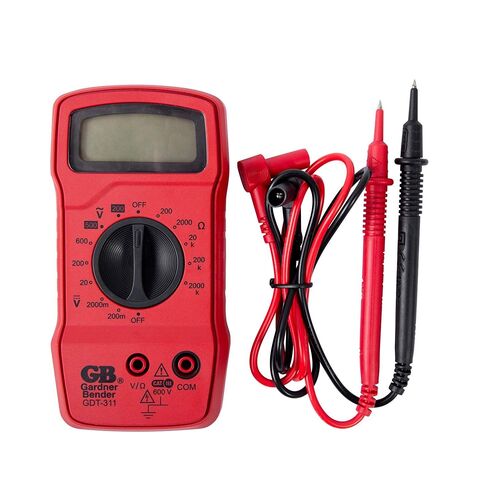 Lcd Display Red Battery Digital Multimeter