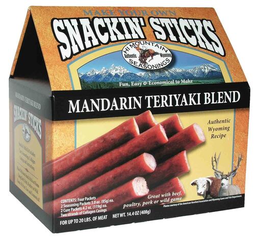 Snackin' Stick Kit - Mandarin Teriyaki Blend - 20 Lb of Meat