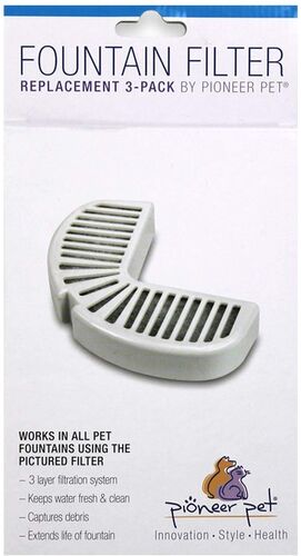 Pet Drinking Fountain Filter 3 Pack