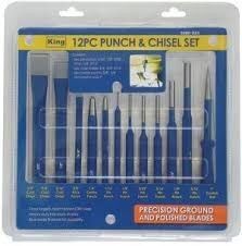 12 Piece Punch And Chisel Set