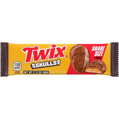 TWIX Skull 2 To Go Halloween Cookie Bars - 2.12 oz