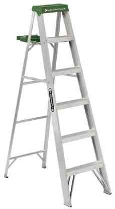 Aluminum Step Ladder - 6'