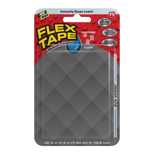 Strong Rubberized Waterproof Tape - 4" x 3"