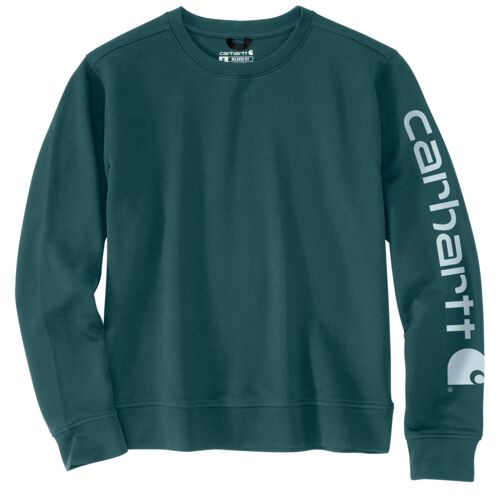 Women's Relaxed Fit Midweight Graphic Crewneck Sweatshirt