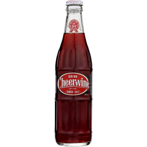 Cheerwine Soda - 12 oz Glass Bottle