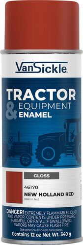 Tractor & Equipment Enamel in Gloss New Holland Red - 12 oz Spray