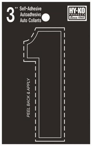 3" Self-Stick House Numbers