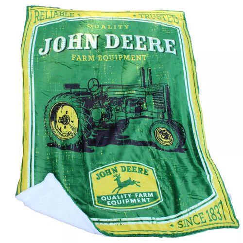 Vintage Tractor Throw - 50" x 70"