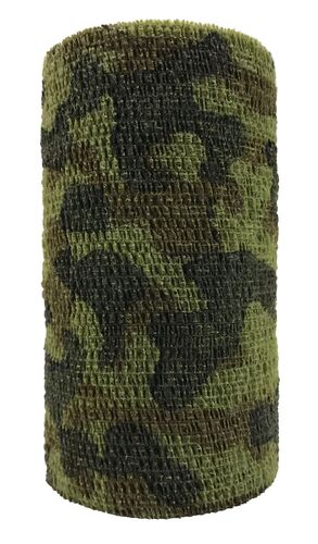 Powerflex 4" Cohesive Bandage in Woodland Camo