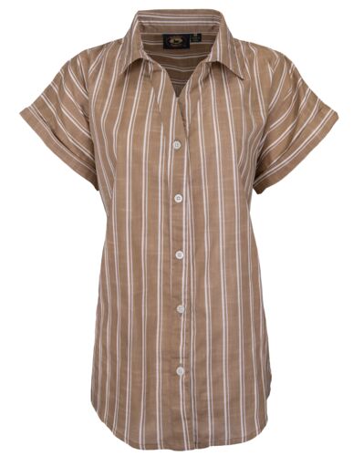 Women's Athen Stripe Short Sleeve Shirt