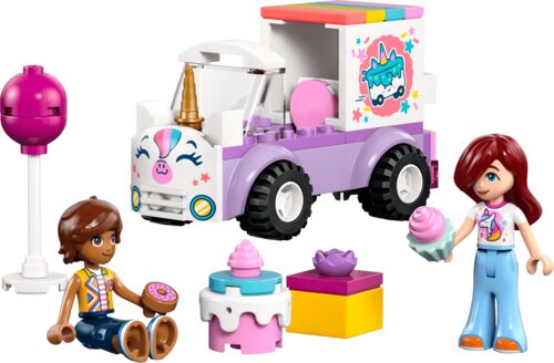 Friends Unicorn Cake Delivery Car Building Set