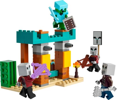 Minecraft The Illager Desert Patrol Playset