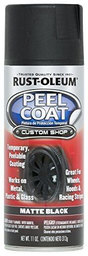 Automotive Peel Coat Spray in Matte Black - 11 oz