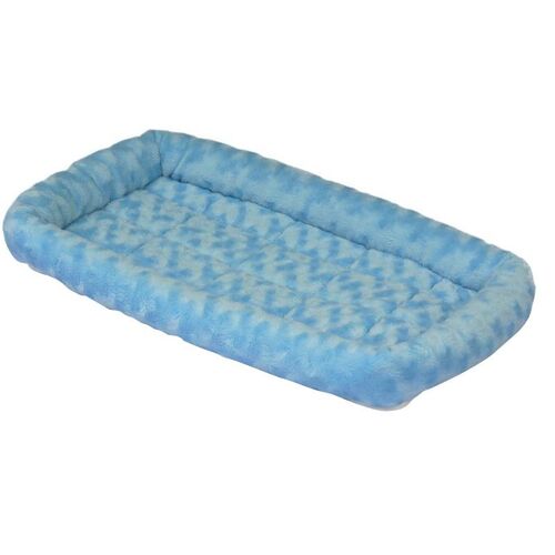QuietTime Blue Fashion Pet Bed in Blue- 24 x 18