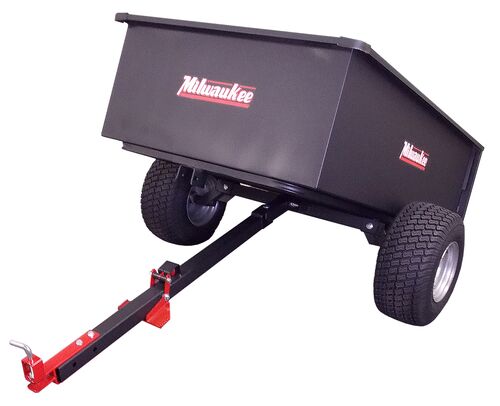 Tow Behind Steel Dump Cart, 20 Cubic Feet