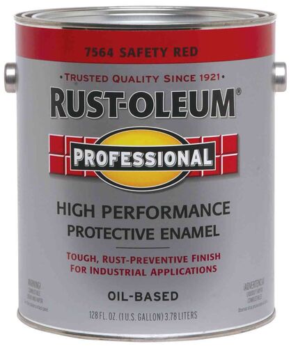 Professional High Performance Protective Enamel in Safety Red - 1 Gallon