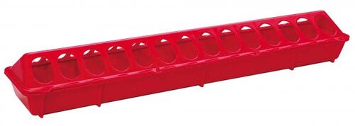 20" Plastic Flip-Top Poultry Ground Feeder