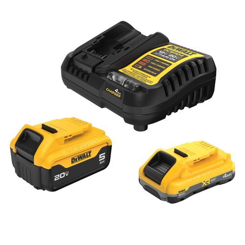20V MAX Starter Kit with 4.0 Ah and 5.0 Ah Batteries and Charger