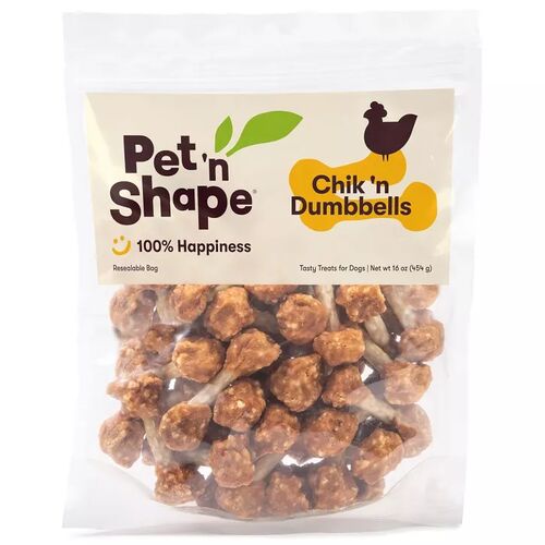 Chik 'n Dumbbells Dog Treats - 16 oz