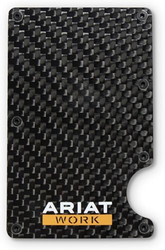 Men's Utility Carbon Fiber Work Wallet in Black