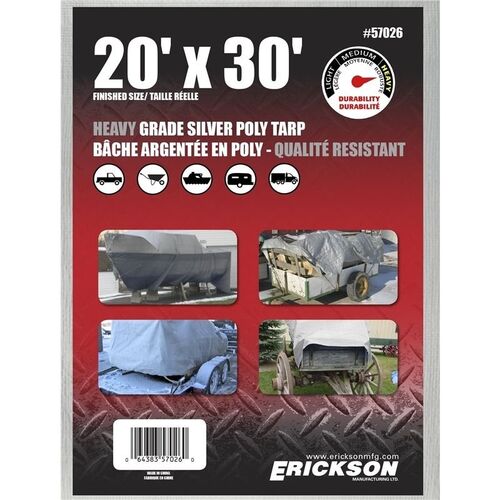Silver Weave Tarp - 20'x 30'