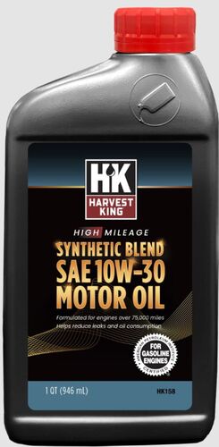 High Mileage Synthetic Blend Motor Oil SAE 10W-30