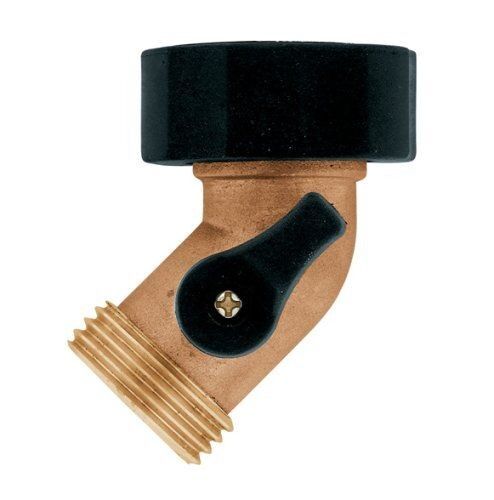 Brass Hose Gooseneck Shut-Off Coupling Valve