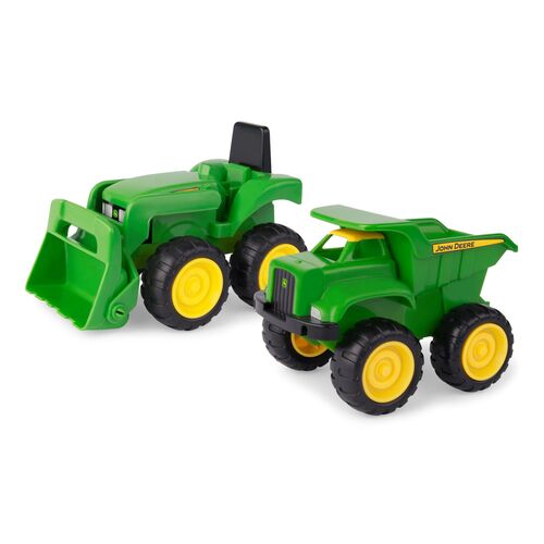 6" Sandbox Toy Set with Toy Truck and Toy Tractor