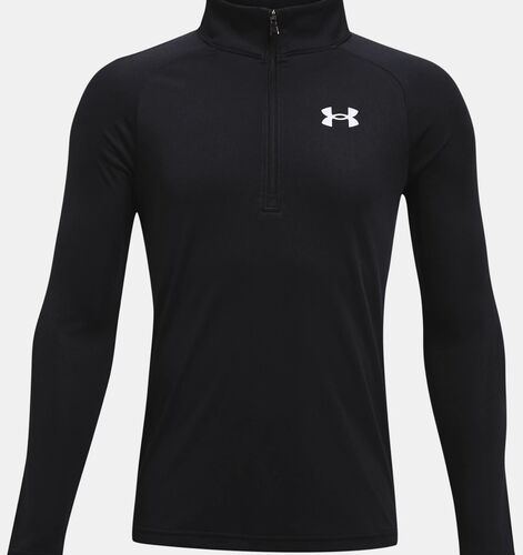 Boys' UA Tech 2.0 Half-Zip Long Sleeve T-Shirt